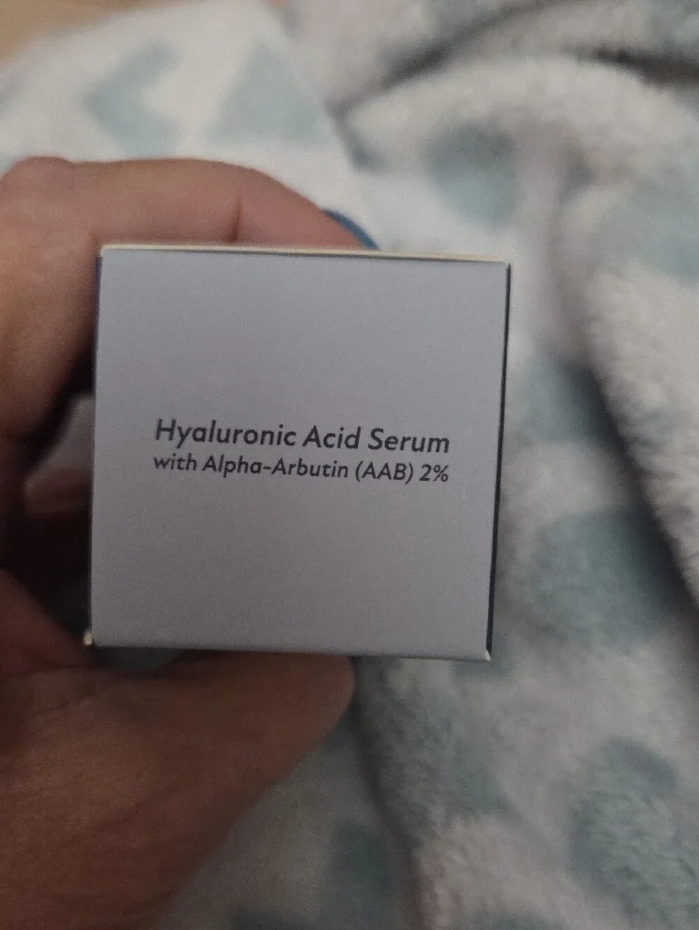 Hyaluronic Acid Serum with Alpha-Arbutin — 2% White and Light Blue NWOT